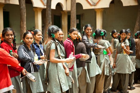 Food smile brown school