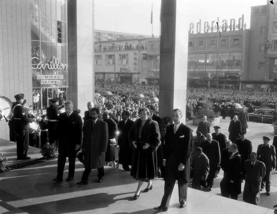 Bezoek Keizer Selassie, tweede dag, De Beurs, Bestanddeelnr 906-8259