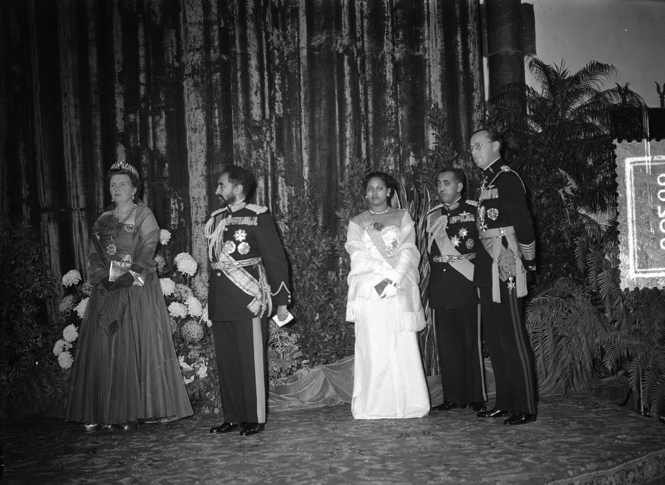 Bezoek Keizer Selassie, tweede dag, ontvangst in de Ridderzaal, Bestanddeelnr 906-8266