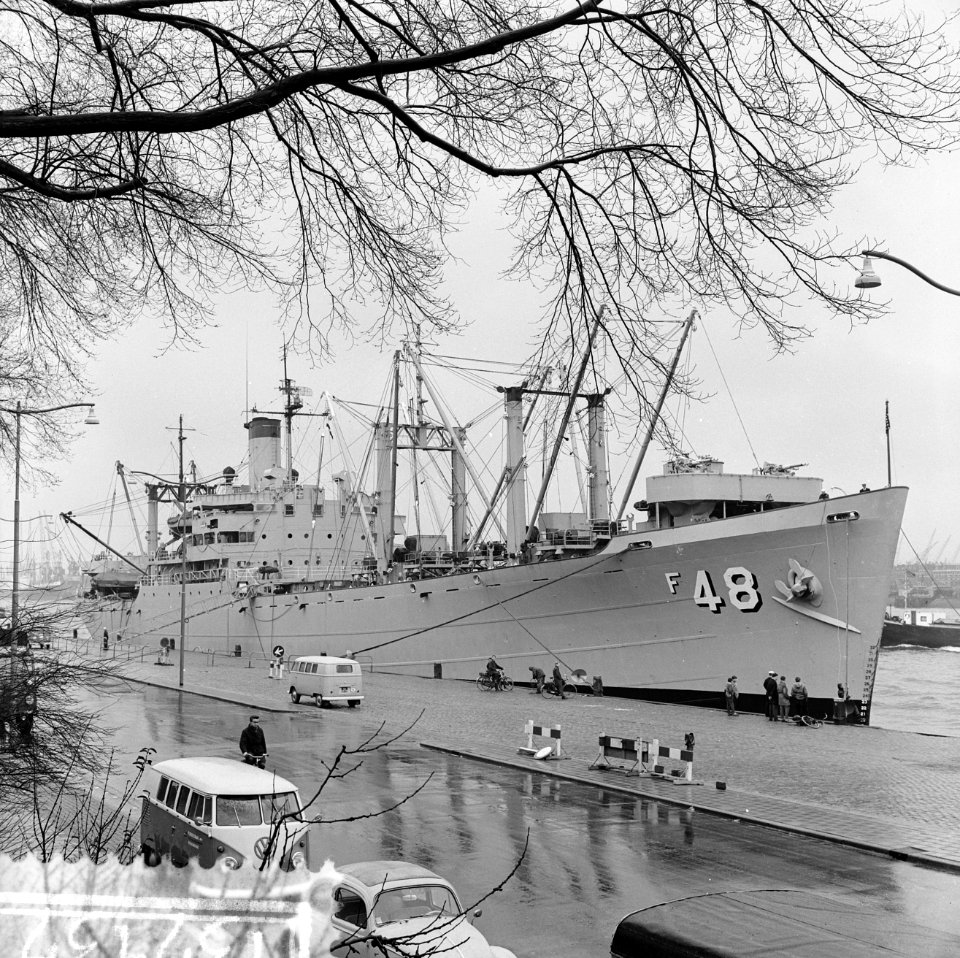 Bezoek Amerikaanse Marine Transport Rotterdam, Bestanddeelnr 913-7137