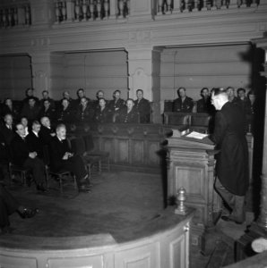 Bezoek Amerikaanse hoogleraren aan Universiteit in Amsterdam, Bestanddeelnr 901-1732