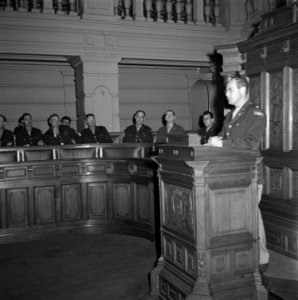 Bezoek Amerikaanse hoogleraren aan Universiteit in Amsterdam, Bestanddeelnr 901-1723