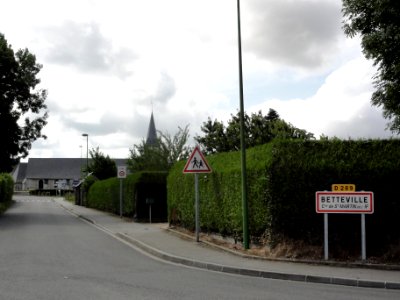 Betteville (Seine-Mar.) entrée