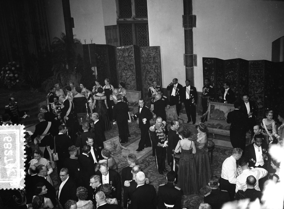 Bezoek Keizer Selassie, tweede dag, ontvangst in de Ridderzaal, Bestanddeelnr 906-8274