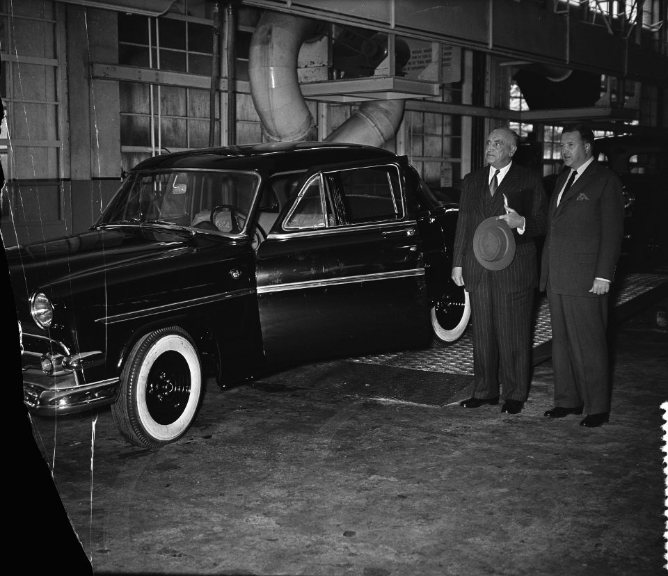 Bezoek Henry Ford aan Ford fabriek in Amsterdam, Bestanddeelnr 906-5569