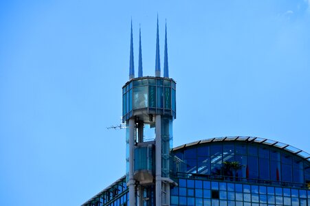 Hotel tower pointed photo