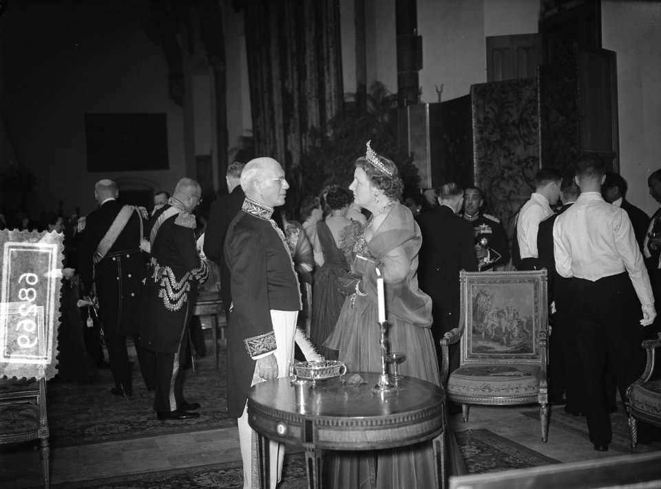 Bezoek Keizer Selassie, tweede dag, ontvangst in de Ridderzaal, Bestanddeelnr 906-8269