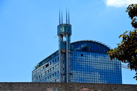 Hotel tower pointed photo