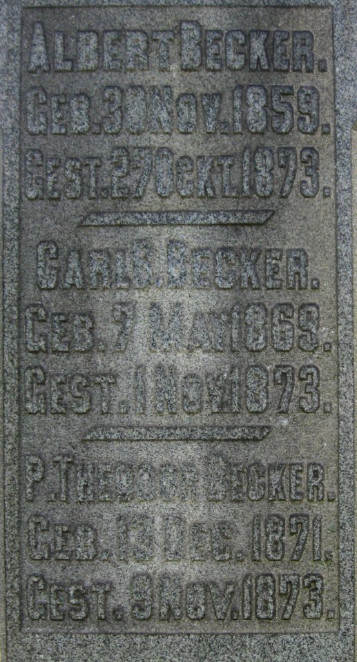 Becker monument, West Liberty Cemetery, 2020-09-25, 04
