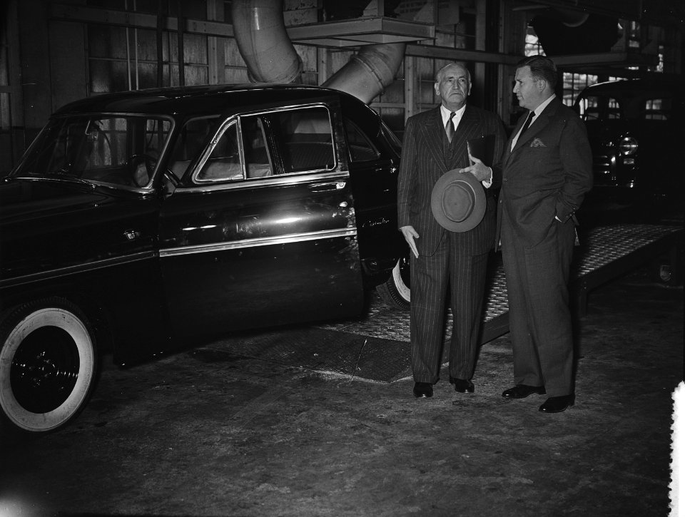 Bezoek Henry Ford aan Ford fabriek in Amsterdam, Bestanddeelnr 906-5567