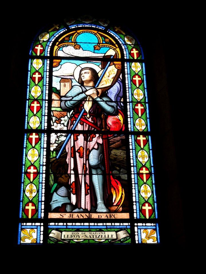 Beauvois-en-Vermandois (Aisne) église de l'Assomption, vitrail 06