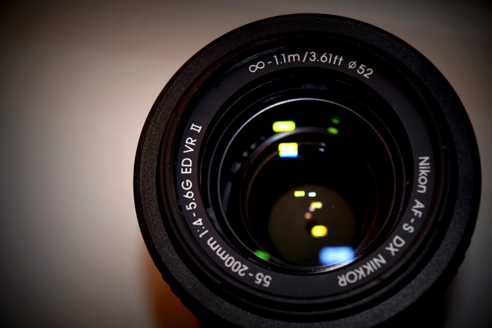 Nikon camera lens