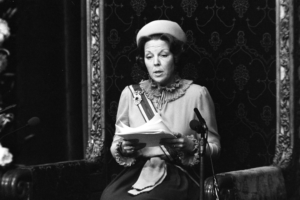 Beatrix leest de Troonrede voor, Bestanddeelnr 931-6835