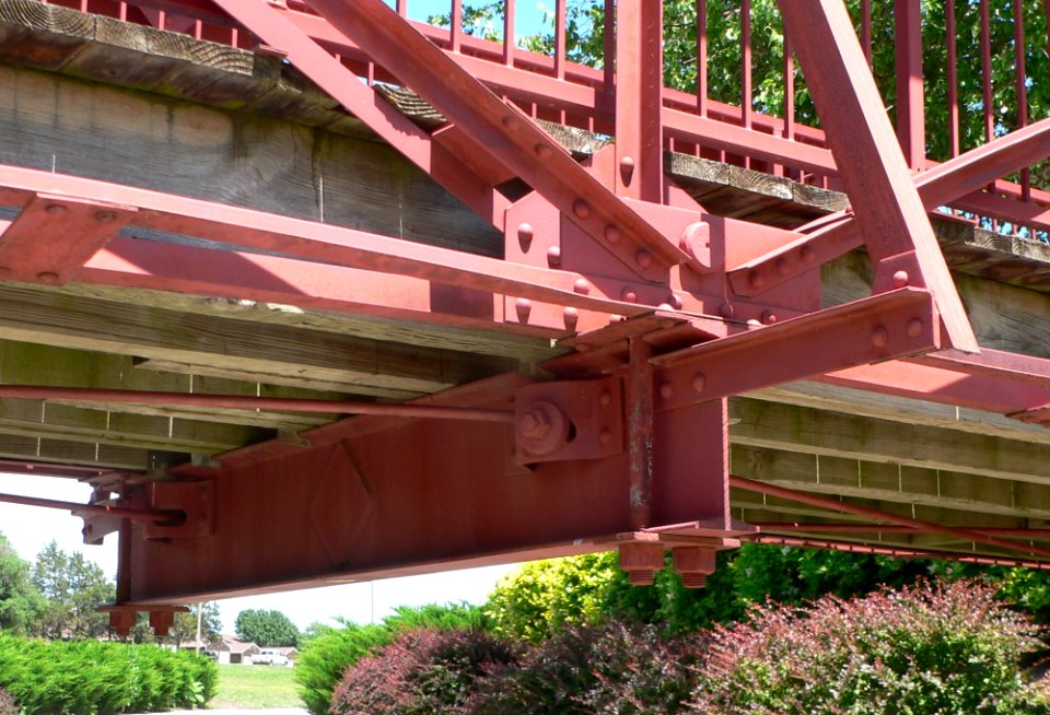 Beatrice water-park footbridge floor beam 1