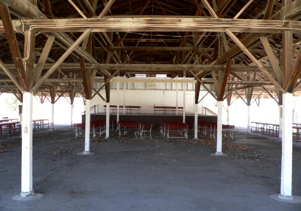 Beatrice, Nebraska Chautauqua Pavilion interior facing E