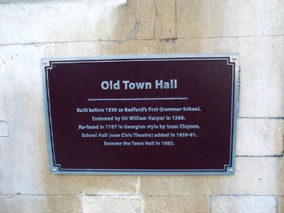 BedfordOldTownHallPlaque