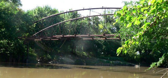 Beatrice Hoyt Street bowstring bridge from DS 1