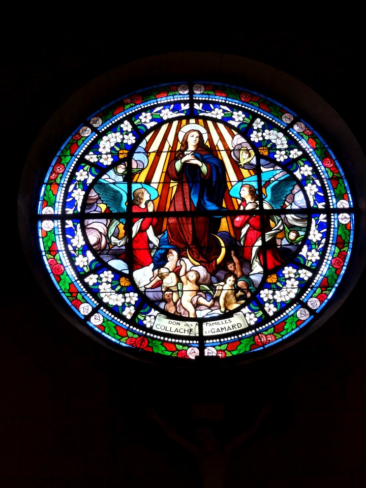 Beauvois-en-Vermandois (Aisne) église de l'Assomption, vitrail 04