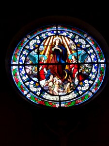 Beauvois-en-Vermandois (Aisne) église de l'Assomption, vitrail 04