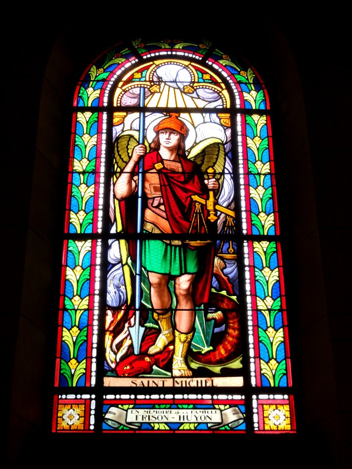 Beauvois-en-Vermandois (Aisne) église de l'Assomption, vitrail 05