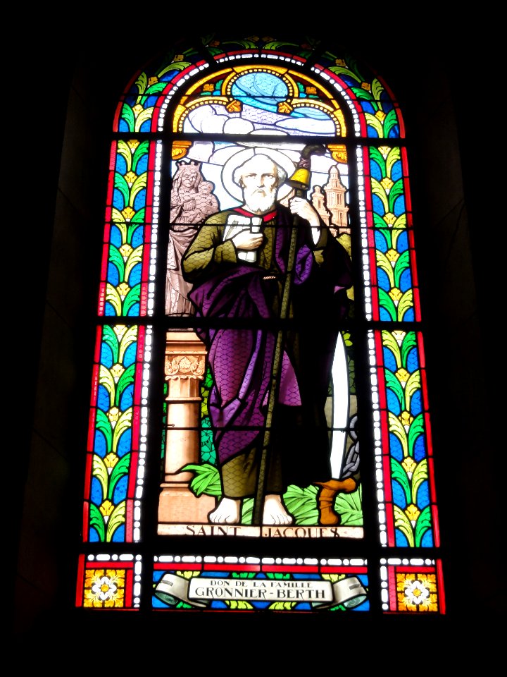 Beauvois-en-Vermandois (Aisne) église de l'Assomption, vitrail 07