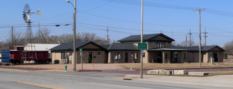 Beatrice, Nebraska Burlington depot from SE 1