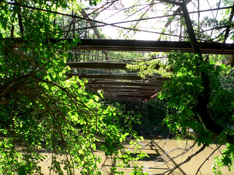 Beatrice Hoyt Street bowstring bridge from below E 1