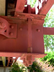 Beatrice water-park footbridge floor beam connection 1