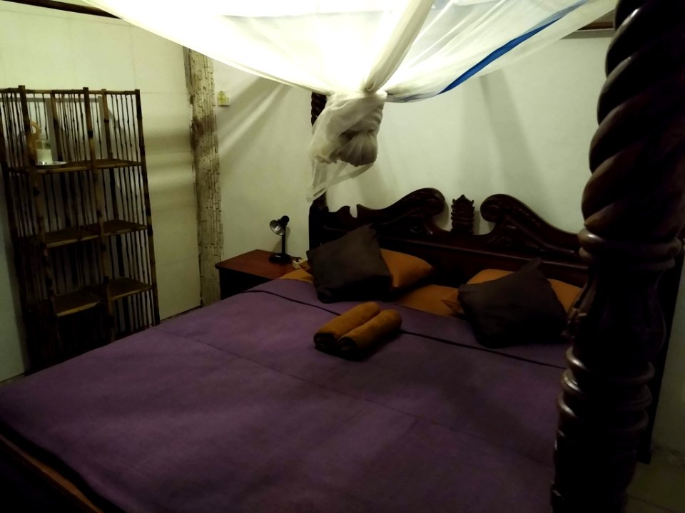 Bed at Serenity Eco Guesthouse