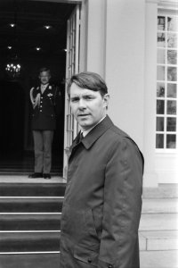 Beatrix ontving op Paleis Noordeinde fractievoorzitter i.v.m. Kabinetsformatie , Bestanddeelnr 933-6646