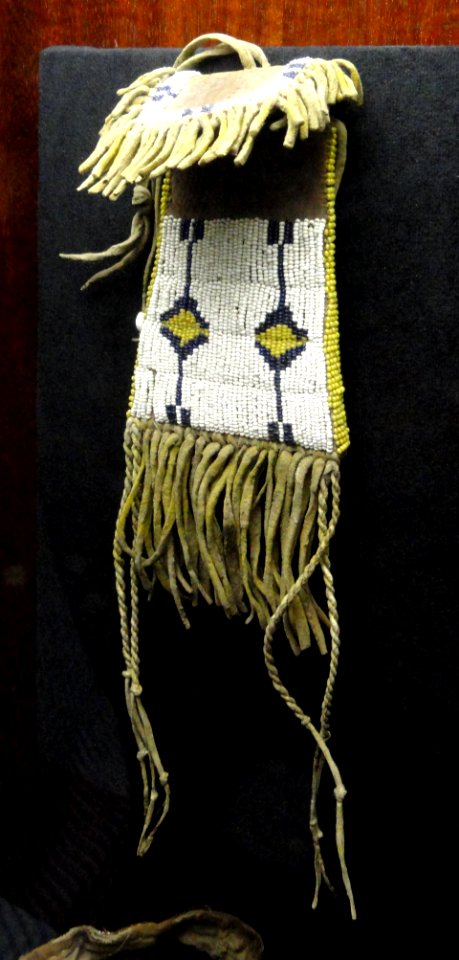 Beaded Case, 1875-1900, Southern Plains - Houston Museum of Natural Science - DSC02107