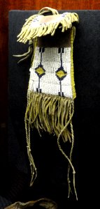 Beaded Case, 1875-1900, Southern Plains - Houston Museum of Natural Science - DSC02107