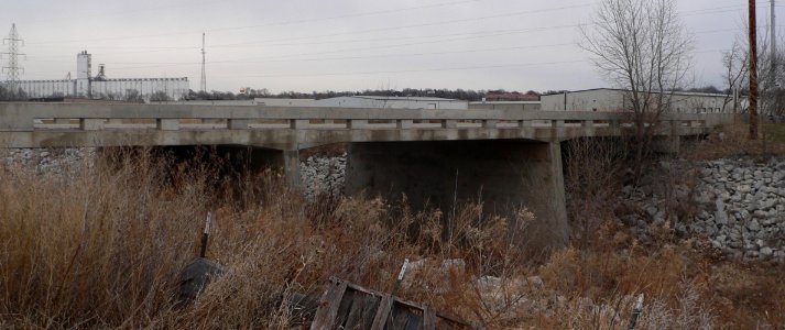 Beal Slough Pioneers Blvd bridge from US