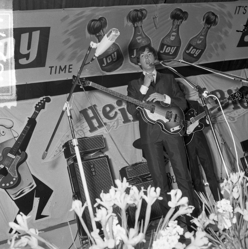 Beatles in ons land, hun optreden in de veilingshal te Blokker, de Beatles tijde, Bestanddeelnr 916-5174