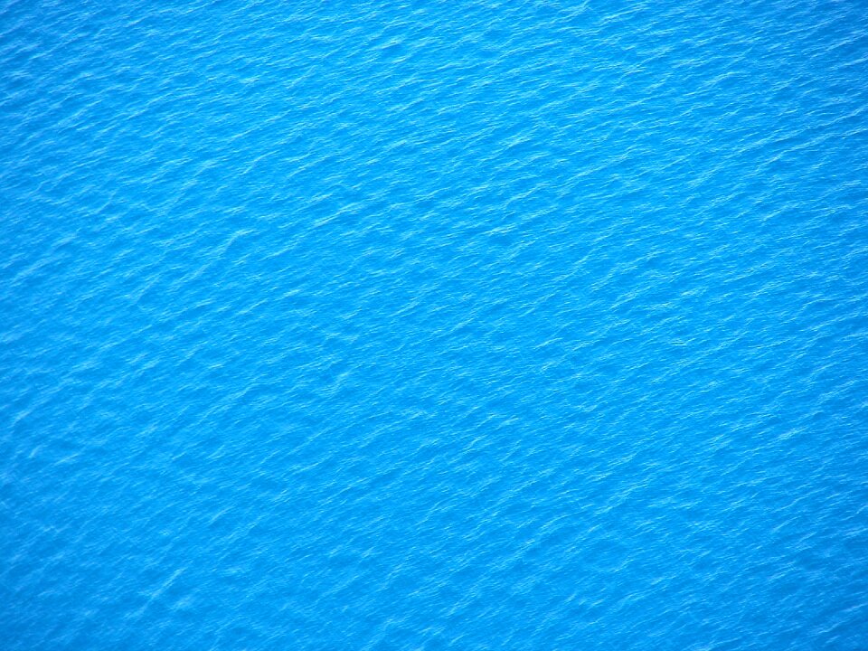 Water surface blue structure