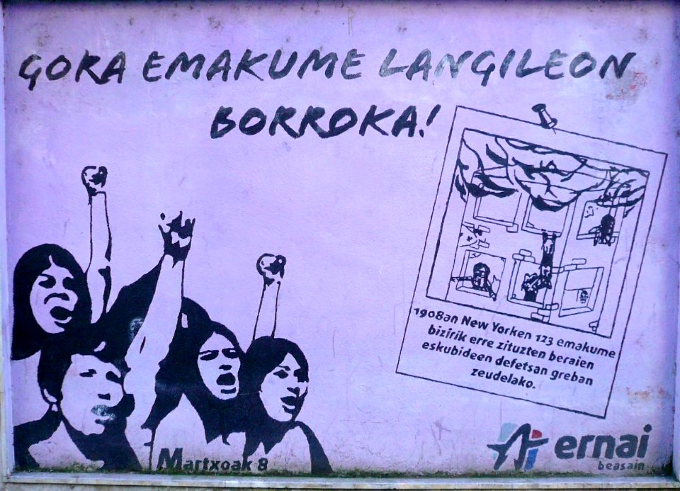 Beasain - pintada borroko-feminista