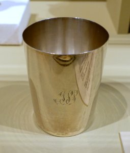 Beaker, Paul Revere II, Boston, c. 1790-1800, silver - Currier Museum of Art - Manchester, NH - DSC07956