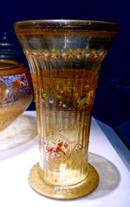 Beaker, Syria, Mamluk period, late 13th century AD, enameled and gilded glass - Freer Gallery of Art - DSC04590