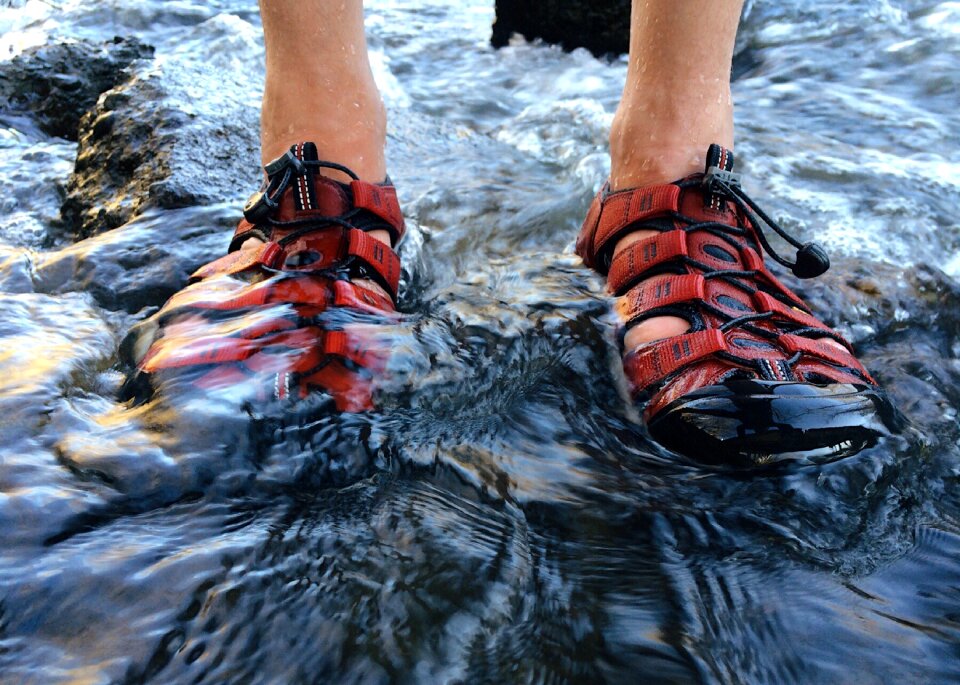 Outdoor river water