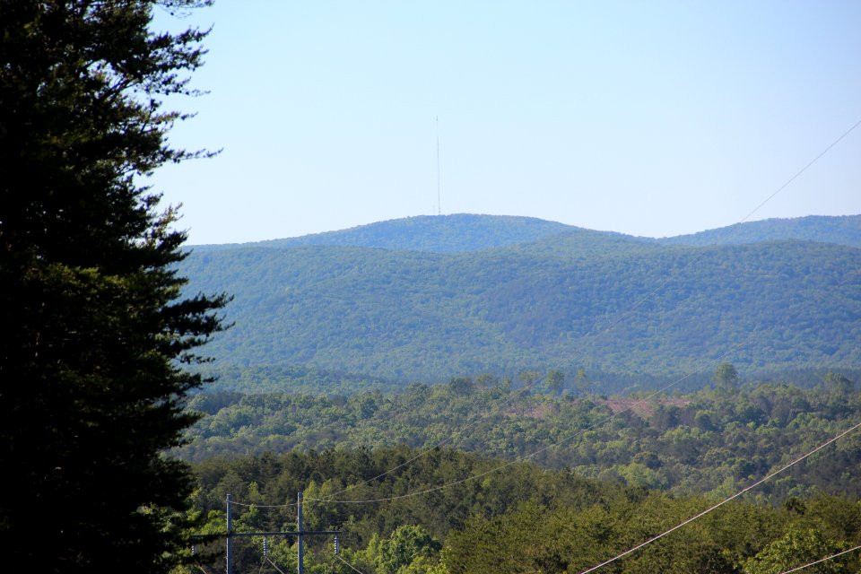 Bear Mountain viewed from Georgia National Cemetery, May 2017