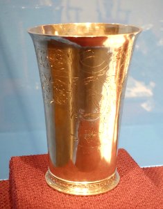 Beaker by Henricus Boelen, New York, 1700s, silver - Brooklyn Museum - DSC09255