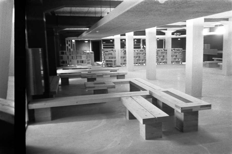 Beatkelder onder Vondelparkbrug te Amsterdam. Interieur beatcentrum, Bestanddeelnr 920-9687