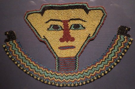 Beaded mummy mask, Saite period, California Palace of the Legion of Honor