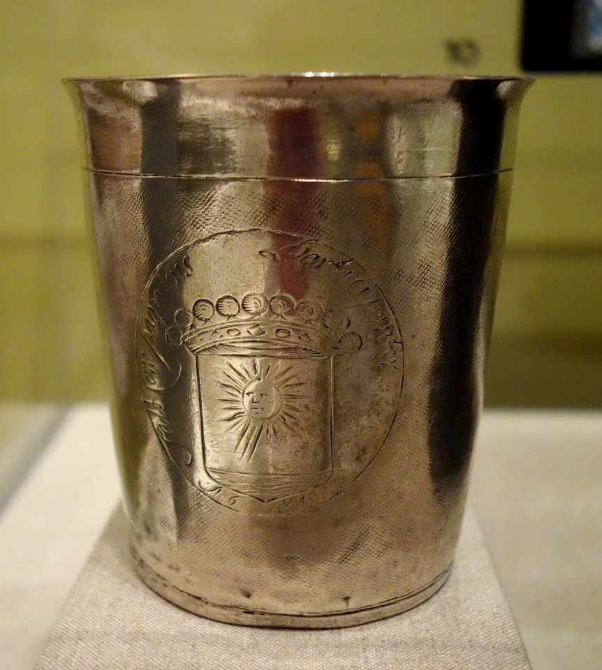 Beaker by Mathias Hielm, Copenhagen, Denmark, 1680, silver - Albany Institute of History and Art - DSC07982