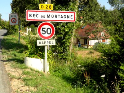 Bec-de-Mortagne (Seine-Mar.) entrée