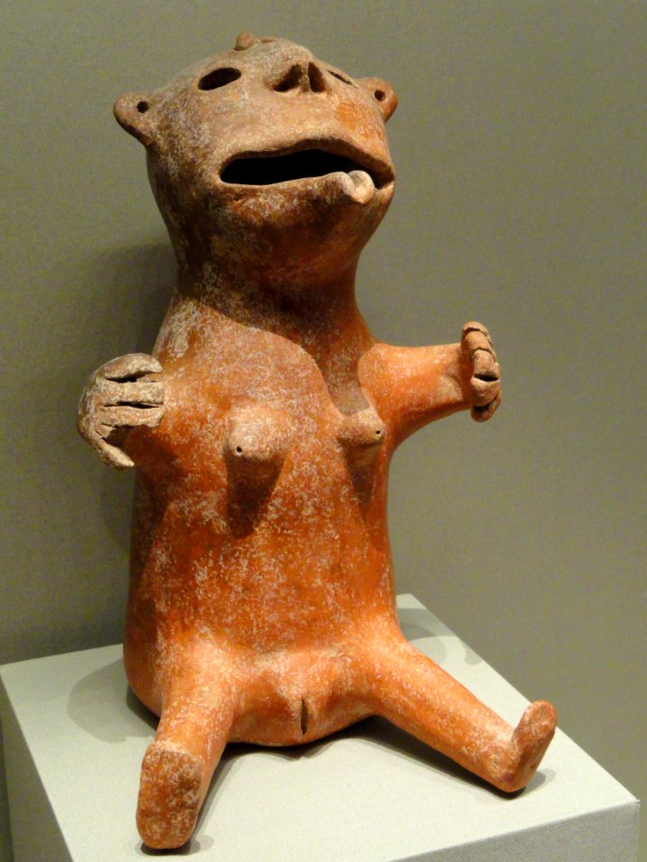 Bear-Woman Vessel, about 1200-1000 BC, Marlik, northwest Iran, ceramic - Cleveland Museum of Art - DSC08171