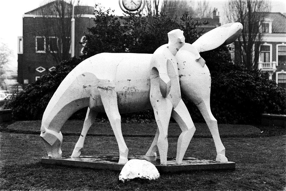 Beeld Peerd van Ome Loeks in Groningen, Bestanddeelnr 930-6626