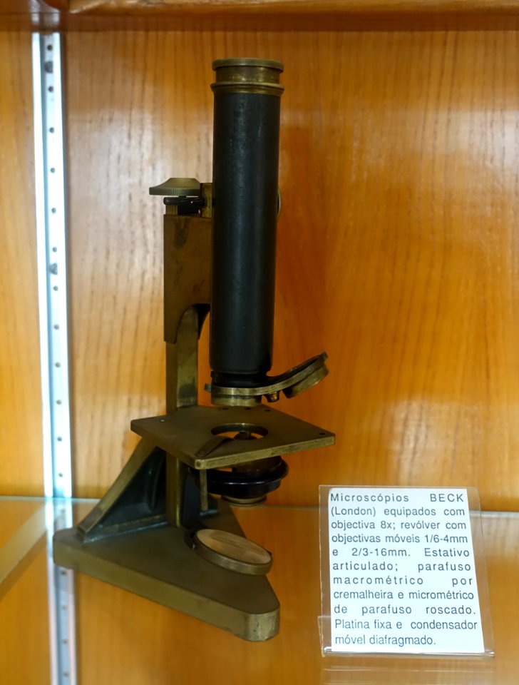 Beck microscope, London - Museu Botânico da Universidade de Coimbra - University of Coimbra - Coimbra, Portugal - DSC08993