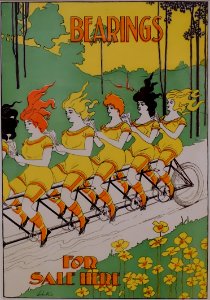 Bearings For Sale Here, by Charles Arthur Cox, 1896, lithograph - Currier Museum of Art - Manchester, NH - DSC07916