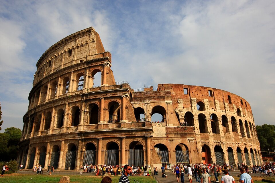 The colosseum roman italy
